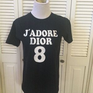 Gildan Black Tee with White Print